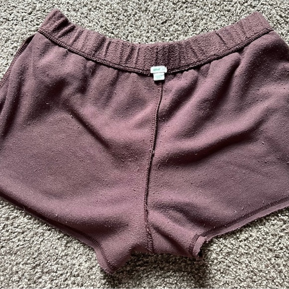 Aerie “snowed in fleece boxer” brown relic shorts size small - Picture 5 of 5